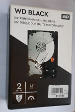 NEW Sealed Western Digital Black 2TB Internal Hard Drive For Desktops 3.5