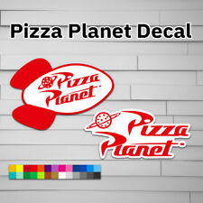 Pizza Planet Decal (vinyl for Car laptop window tumbler water bottle) sticker sy picture