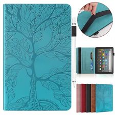 Pattern Leather Magnetic Wallet Case For Amazon Fire HD10/HD10 Plus 2021 10.1