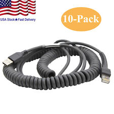 Lot 10 USB Cable 15ft for Symbol Barcode Scanner ls2208 ls4208 CBA-U09-C15ZAR picture
