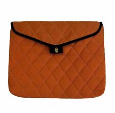 Timbuk2 Quilted LAPTOP SLEEVE Orange Computer Case Padded 15 X 12 “ picture