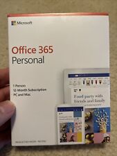 Microsoft Office 365 Personal PC or Mac Subscription Retail NEW picture