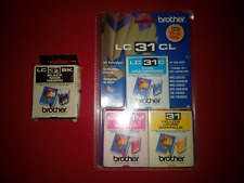 Genuine Brother LC31BK/LC31CL Black/Color Combo Ink Cartridges EXPIRED *READ* picture