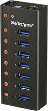 StarTech 7 Port USB 3.0 Hub Desktop or Wall-Mountable Metal Enclosure picture