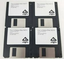 Vintage Lot of 4 Fun 'n Games Disks, X0227, X0224, X0211, X0216 Shareware - NICE picture
