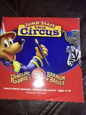 Jump Start 3-Ring circus Windows CD ROM learn about clowns & animals CD picture