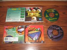 2 PC Near Mint Games: Championship Pool and 3-D Ultra Cool Pool on CD-ROM picture