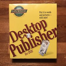 Desktop Publisher for DOS Vintage Big Box PC Software NEW SEALED picture