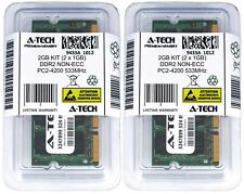 A-Tech 2GB 2x 1GB PC2-4200 Laptop SODIMM DDR2 533 MHz 200pin Memory RAM 4200S 2G picture