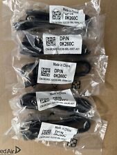 Lot of 5 3 Prong 3-Pin Plug Power Supply Cord Cables 0K260C picture