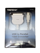 TRENDnet USB to Parallel Printer Cable Converter TU-P1284 New Okidata Tested picture