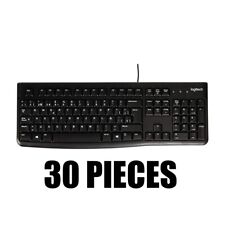 30 Pieces Logitech - K120 Full-size Wired Keyboard PC-Mac Pristine Condition picture
