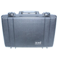 Black U.S. Military Surplus Waterproof Pelican 1490 Protector Laptop Case picture