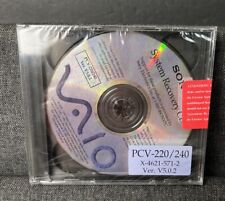 Sony Vaio System Recovery CD PCV - 220/240 X-4621-571-2 Ver. V5.0.2 Brand New picture