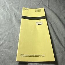 IBM System 370 Reference Summary Card 1981 5th Edition Vintage System/370 picture