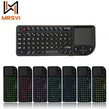 Mini 2.4Ghz Backlit Wireless Keyboard A8 English french Touchpad Keyboard for TV picture