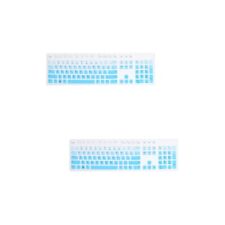 2 pcs Silicone Keyboard Protector Compatible for Dell KB216 Wired Keyboard picture