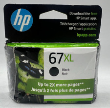 HP 67 XL High Yield Black Original Ink Cartridge 3YM57AN. New In Box Exp 2025 picture