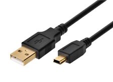 Monoprice USB-A to Mini-B Cable - 5-Pin, 28/28AWG, Black, 3ft - LOT OF 9 picture