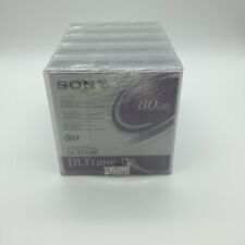 New Sealed Sony DLT Backup Data Tapes 80GB DL4TK88 5 Pack  picture