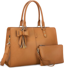 15.6 Inch Luxury Laptop Tote Shoulder Bag Briefcase Handbag Travel Office School picture
