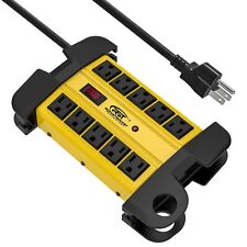 10 Outlet Heavy Duty Power Strip Surge Protector 2800 Joules, 6FT Extension Cord picture