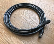 10ft Firewire 400 6Pin to 4 Pin Cable IEEE-1394a DV Camcorder HDD Data Black picture