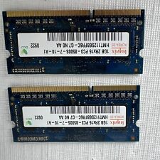 Hynix  1Gb 2Rx16 PC3-8500s 7-10-A1 HMT112S6BFR6C 204 pin SODIMM Memory Module picture