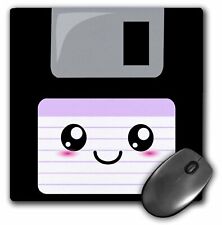 3dRose Kawaii Cute Happy Floppy Disk - Retro computers - Japanese Anime cartoon picture