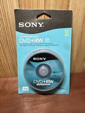 Sony 8 CM DVD Plus RW Spindle Skin Pack 10 Pack 30 min 1.4GB Brand New Sealed picture