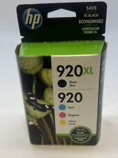 NEW HP 920XL Black 920 Color Cyan Magenta Yellow Genuine Cartridge Set Exp 01/23 picture