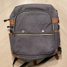 New Modoker Vintage Backpack Style Laptop Bag, Gray picture