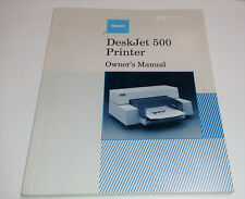 Vintage 1991 Hewlett Packard  DeskJet 500 Printer  Owner's Manual picture