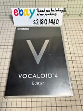 YAMAHA VOCALOID4 Editor PC Software From Japan New Condition unopened picture