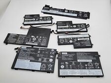 LOT of 6 Genuine Lenovo ThinkPad battery AS IS picture