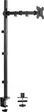 VIVO Extra Tall Single Monitor Desk Mount Stand with 39 inch Stand-up Pole | Arm picture