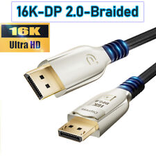 8K DisplayPort 2.0 Cable 6ft 16K DP to DP 2.0 Cable 165Hz 144Hz for Gaming TV PC picture