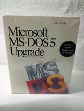 Vintage Microsoft MS-DOS 5 Upgrade 3.5