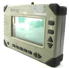 Tempo CableScout TV90 Coax CATV TDR Cable Tester USA- Missing Back Cover picture