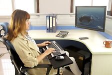 Ergonomic laptop/keyboard/mouse stand/mount/holder for chair picture