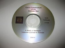 Carr's Compendium of the Vietnam War - CD-Rom - Strategic Lessons Learned Study picture