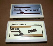 Lot of 2 GAME CARTRIDGES for Vintage Commodore VIC-20 Computer OMEGA RACE & GORF picture