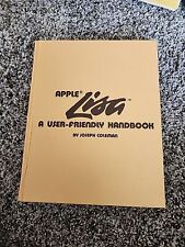  Rare Vintage APPLE LISA USER friendly Handbook hardcover Book/ Joseph Coleman picture