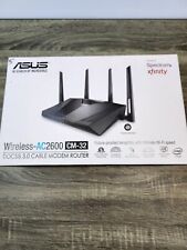 ASUS CM32 AC2600 DOCSIS 3.0 Cable Modem Router *Untested* No Power Cord AS-IS picture