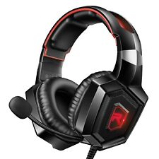 NEW - NIB - RUN MUS K8 Stereo Gaming Headset for PS4 PC Surround Sound LED Mic picture