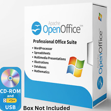 Open Office Software Suite for Windows on CD/USB - For Home and Student 2023 picture