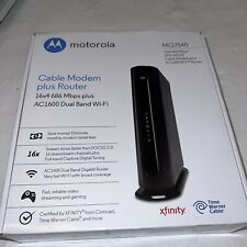 Motorola MG7540 16x4 Cable Modem Plus AC1600 Dual Band Wifi Router Open Box New picture