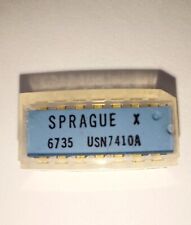 Sprague USN7410A IC chip microchip DIP-14 vintage from 1967 Gold plated legs picture