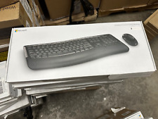 NEW DENTED BOX Microsoft Wireless Comfort KEYBOARD MOUSE Desktop 5050 PP4-00001 picture