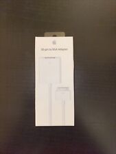 NEW IN BOX Genuine Apple A1368 30-Pin to VGA Adapter MC552ZM/B iPhone iPad iPod picture